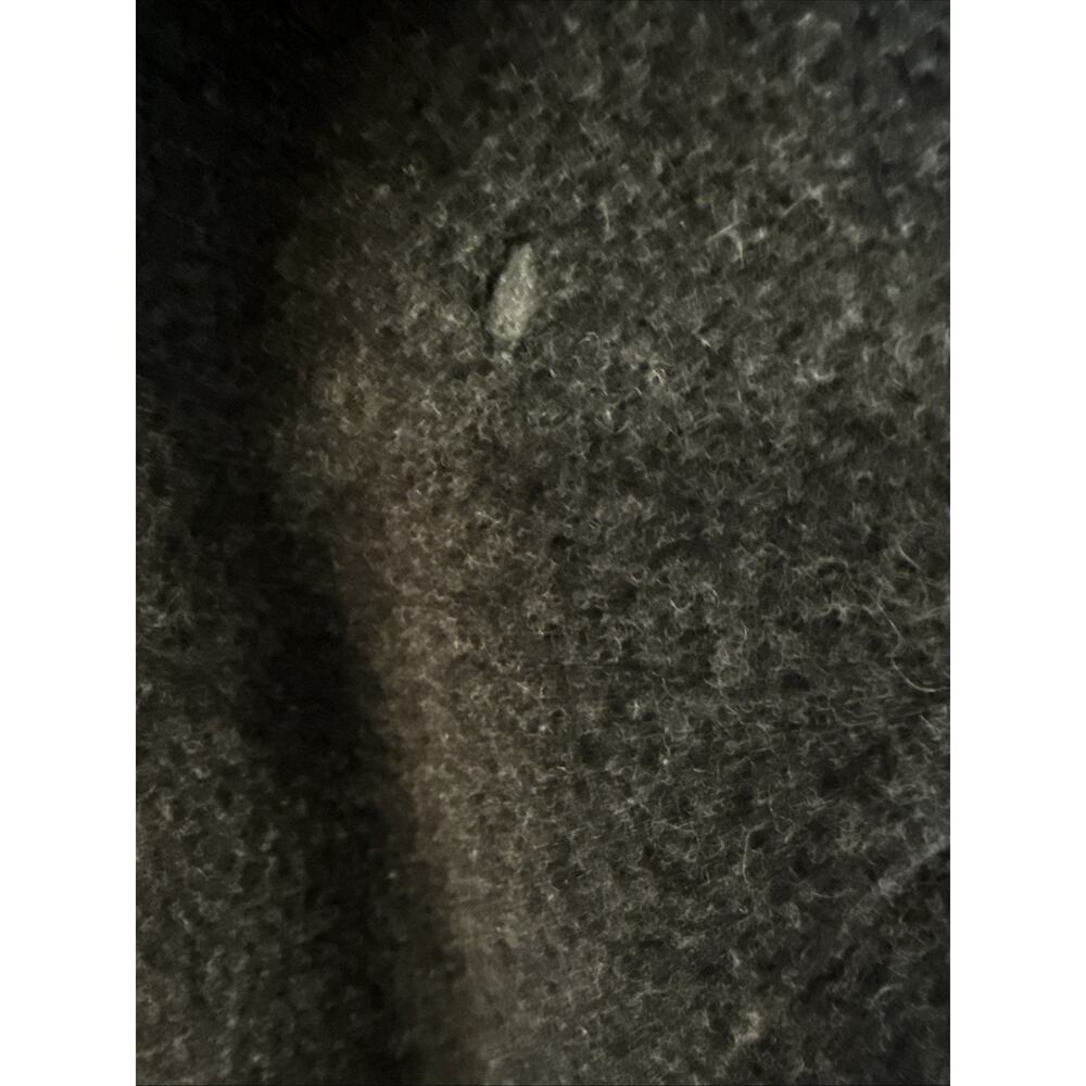 Vintage Herman Kay Coat Gray Wool Zip & Button Hooded Classic Heavy Size Large - Picture 10 of 10